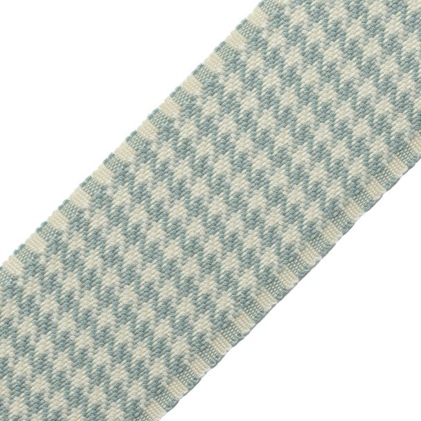 Ashton Houndstooth Border - Springhouse Mist