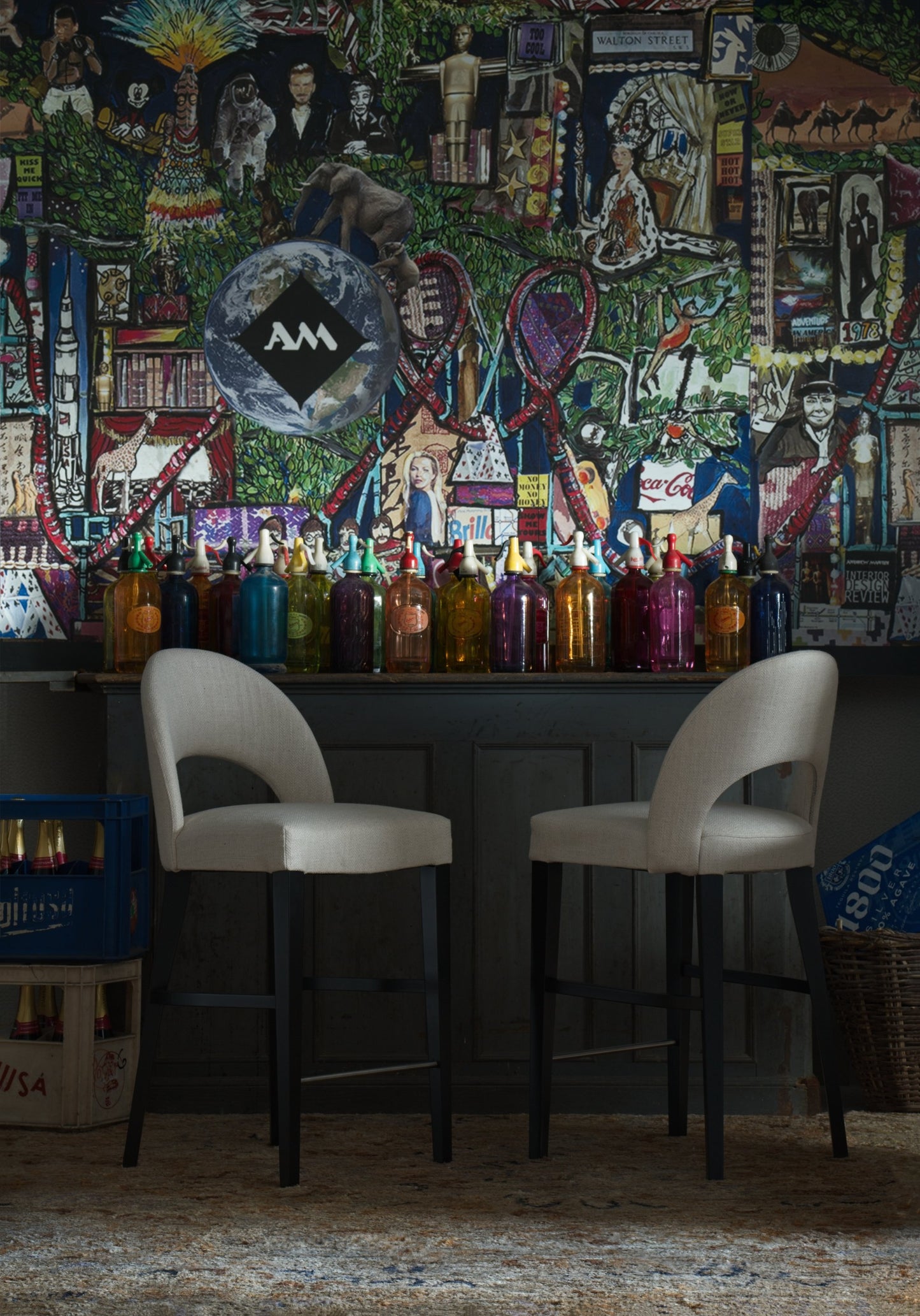Andrew Martin Dune Bar Stool