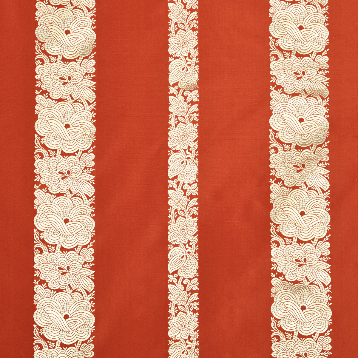 Schumacher | Mandarin Silk Stripe fabric - 64431