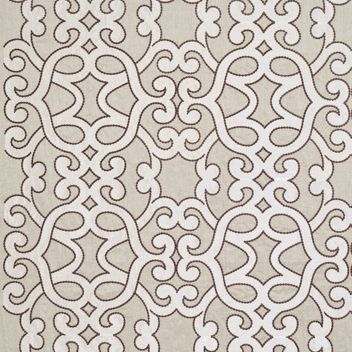 Schumacher | Amboise Linen Embroidery fabric - 65181