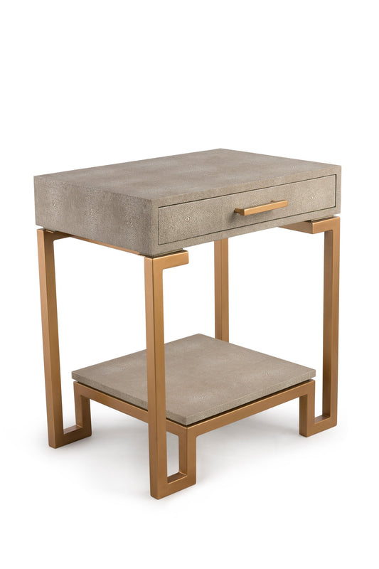 Andrew Martin Flex Side Table Cream