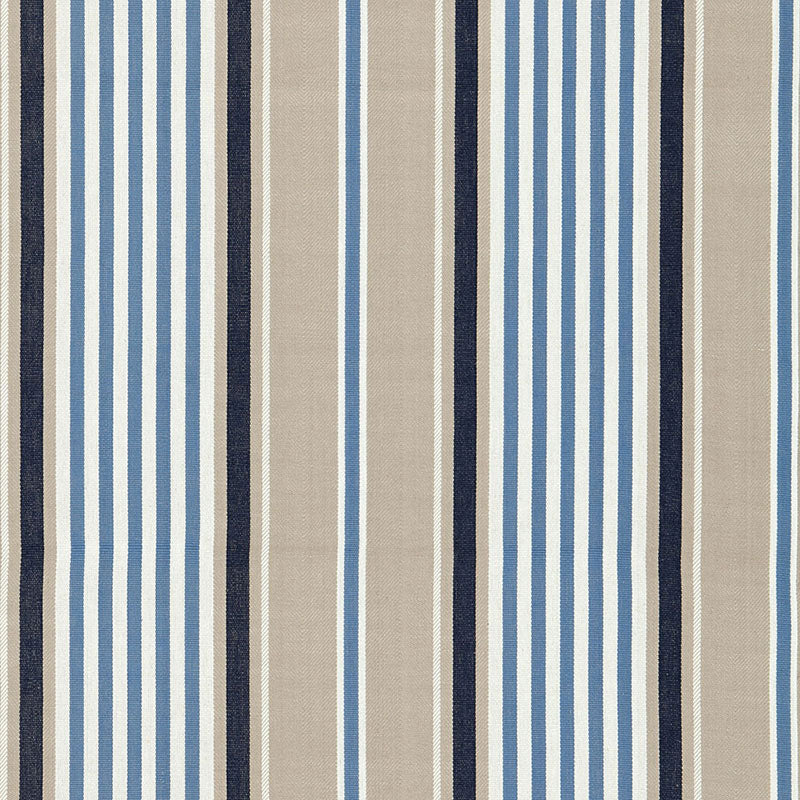 Schumacher | Minzer Cotton Stripe fabric - 66011