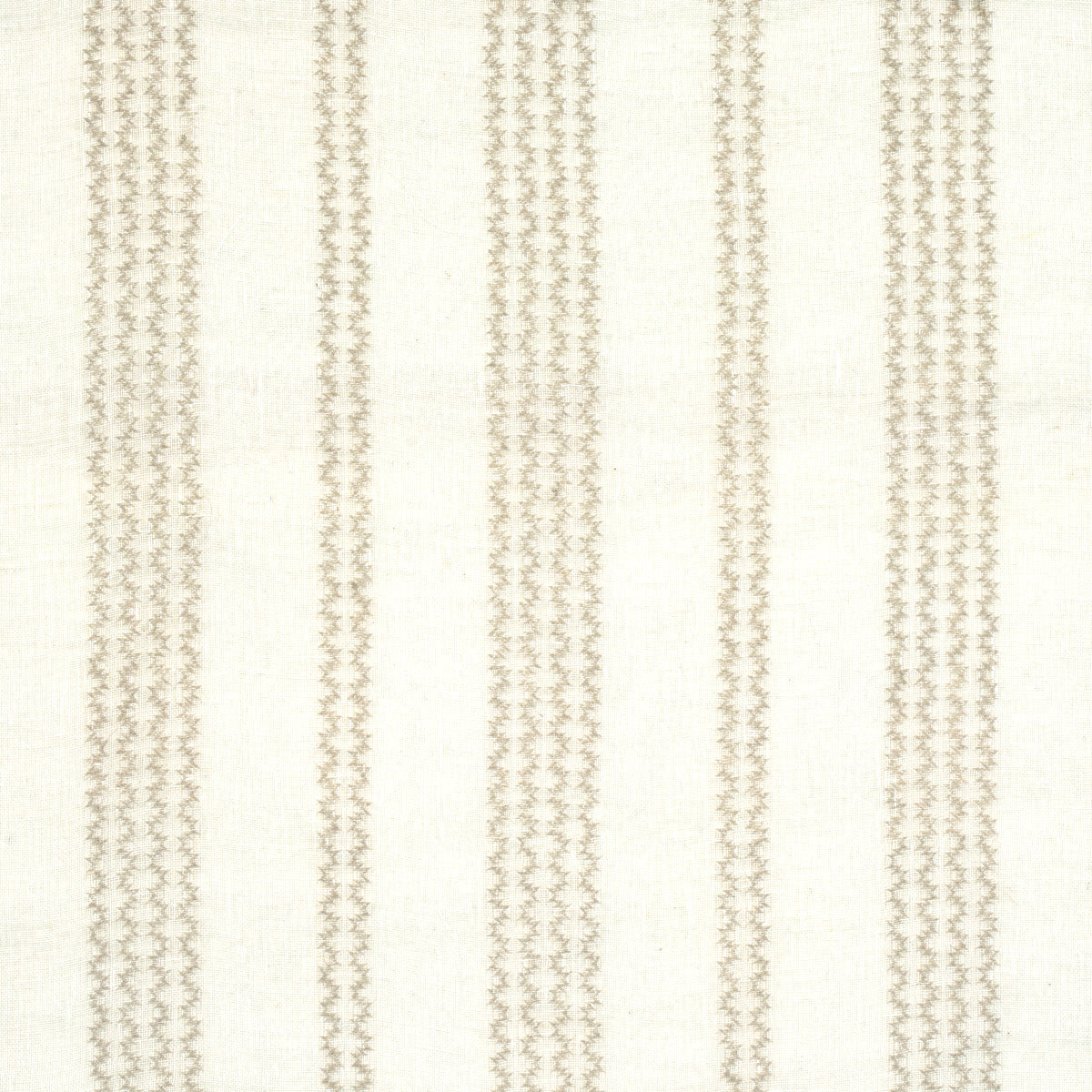 Schumacher | Piero Stripe Embroidered Sheer fabric - 67880