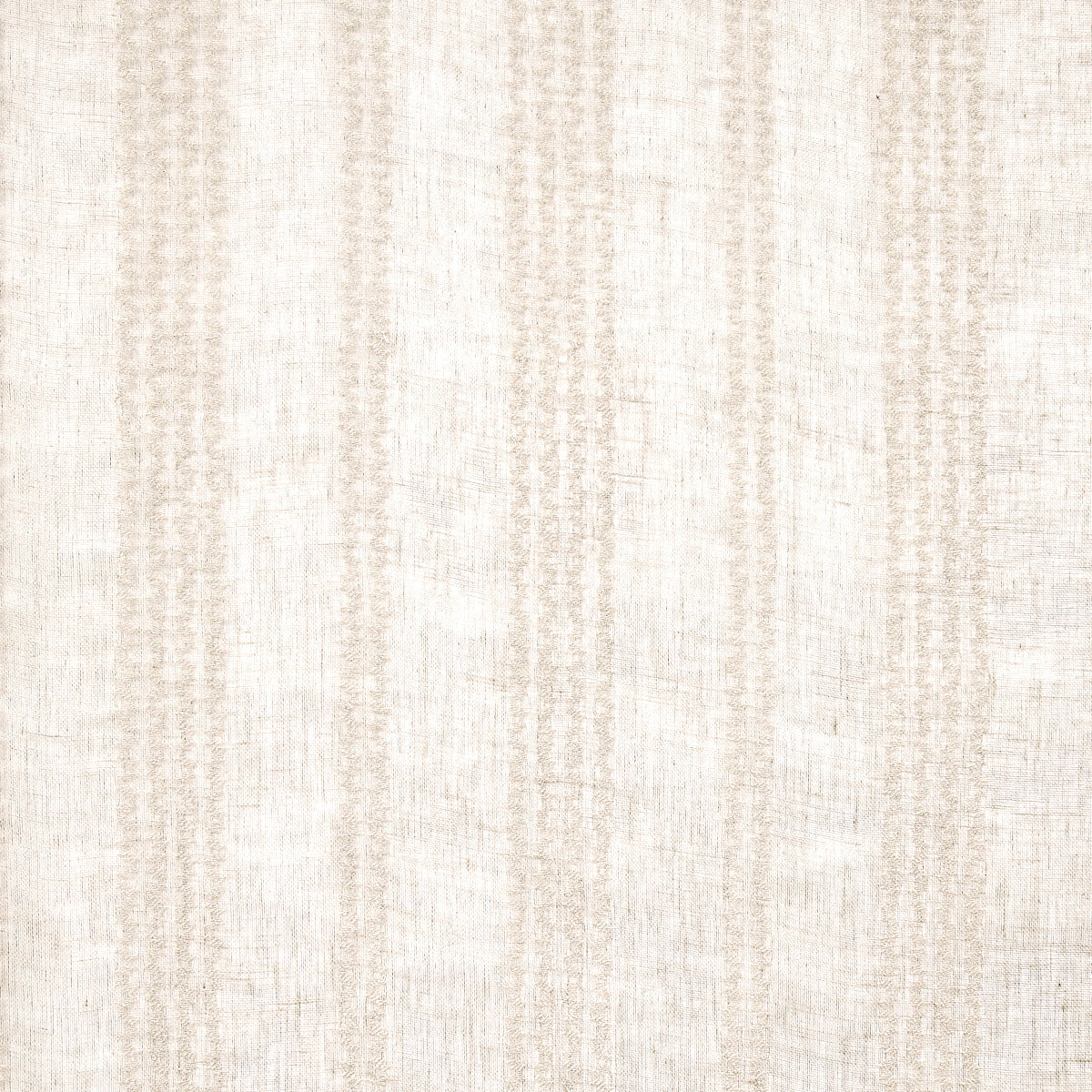 Schumacher | Piero Stripe Embroidered Sheer fabric - 67881