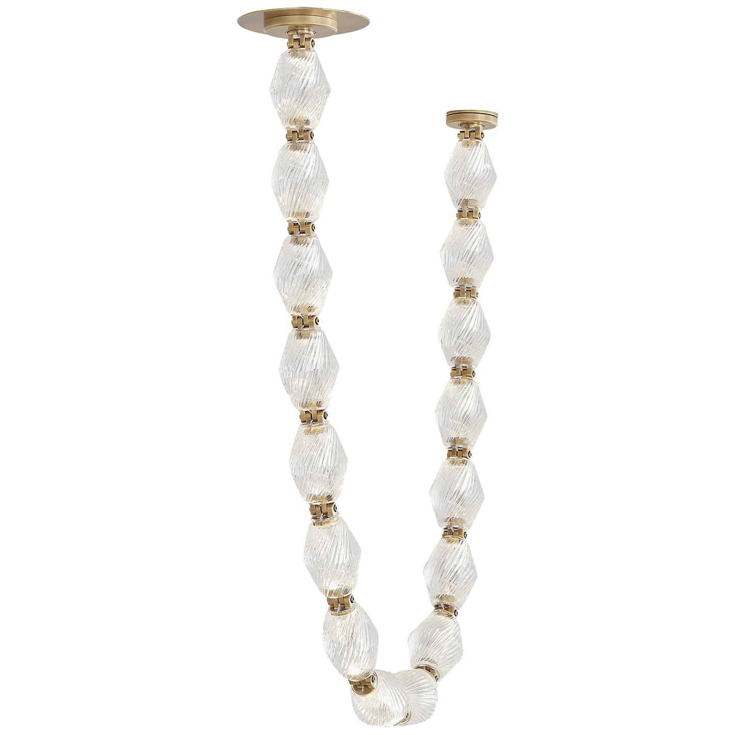 Collier 48 Pendant - Natural Brass