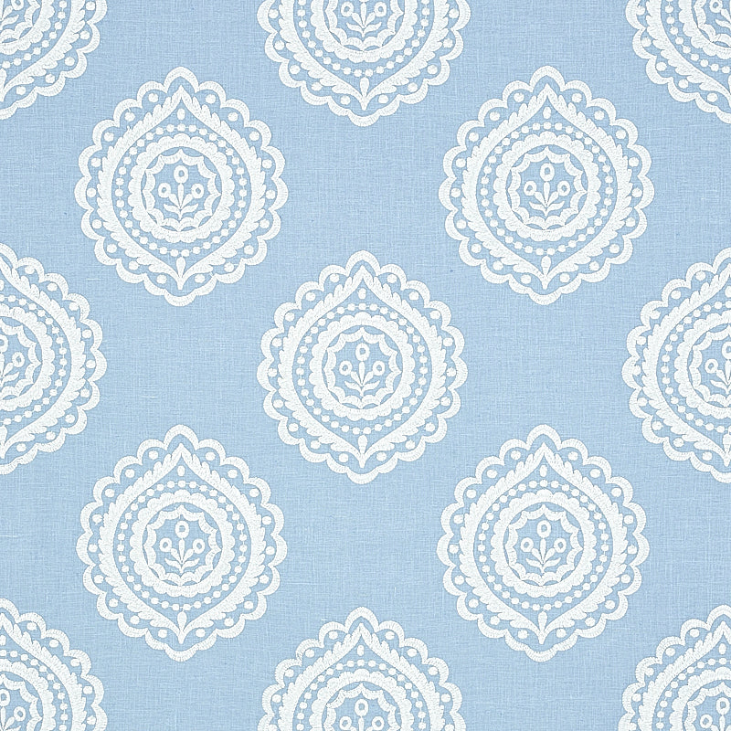Schumacher | Olana Linen Embroidery fabric - 70207