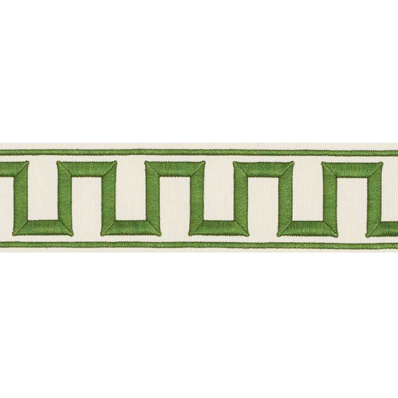 Schumacher | Greek Key Embroidered Tape fabric - 70795