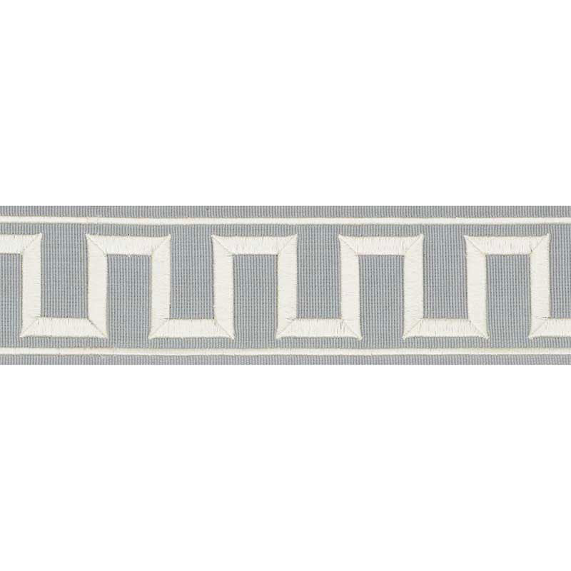 Schumacher | Greek Key Embroidered Tape fabric - 70801