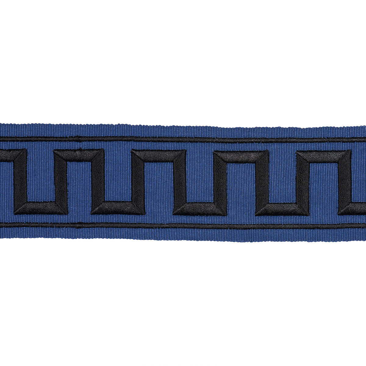 Schumacher | Greek Key Embroidered Tape fabric - 70803