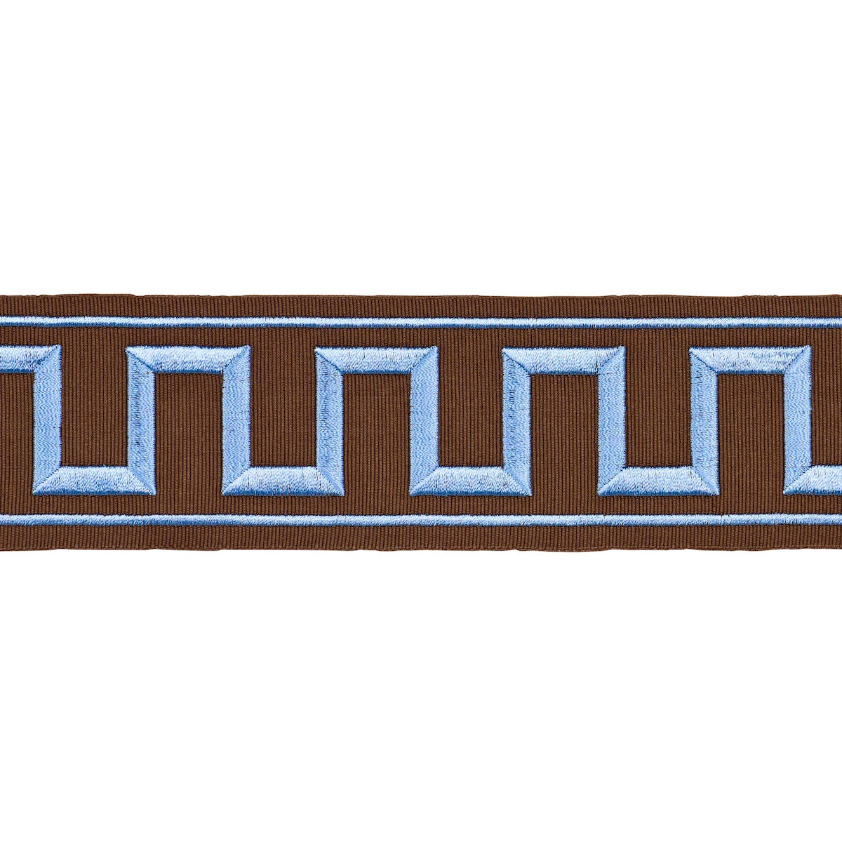 Schumacher | Greek Key Embroidered Tape fabric - 70807
