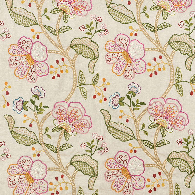 Schumacher | Full Bloom Embroidery fabric - 70810
