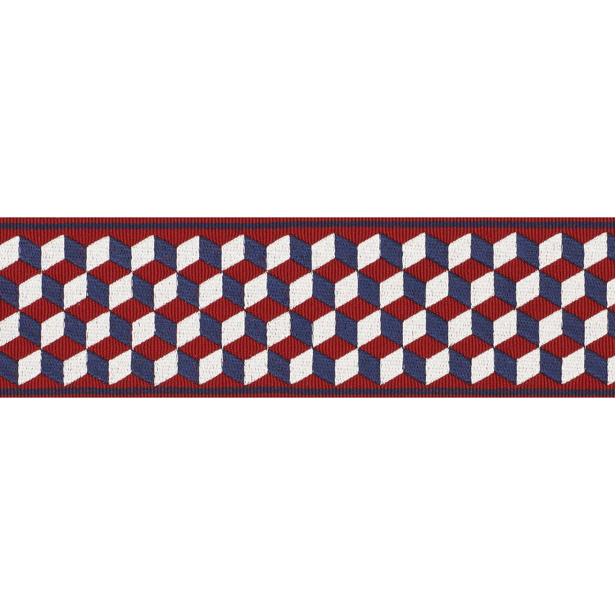 Schumacher | Tumbling Blocks Tape fabric - 71262