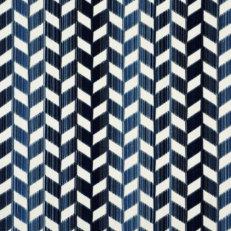 Schumacher | Chevron Strié Velvet fabric - 72811
