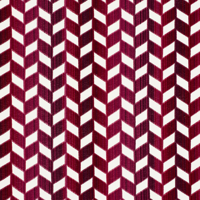 Schumacher | Chevron Strié Velvet fabric - 72812
