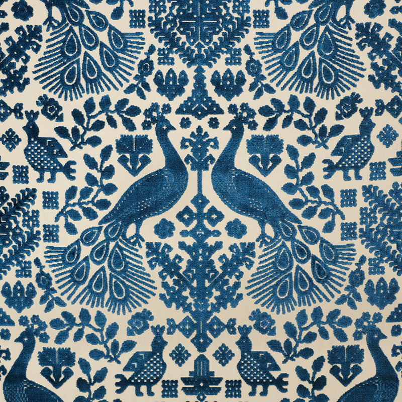 Schumacher | Pavone Velvet fabric - 72973