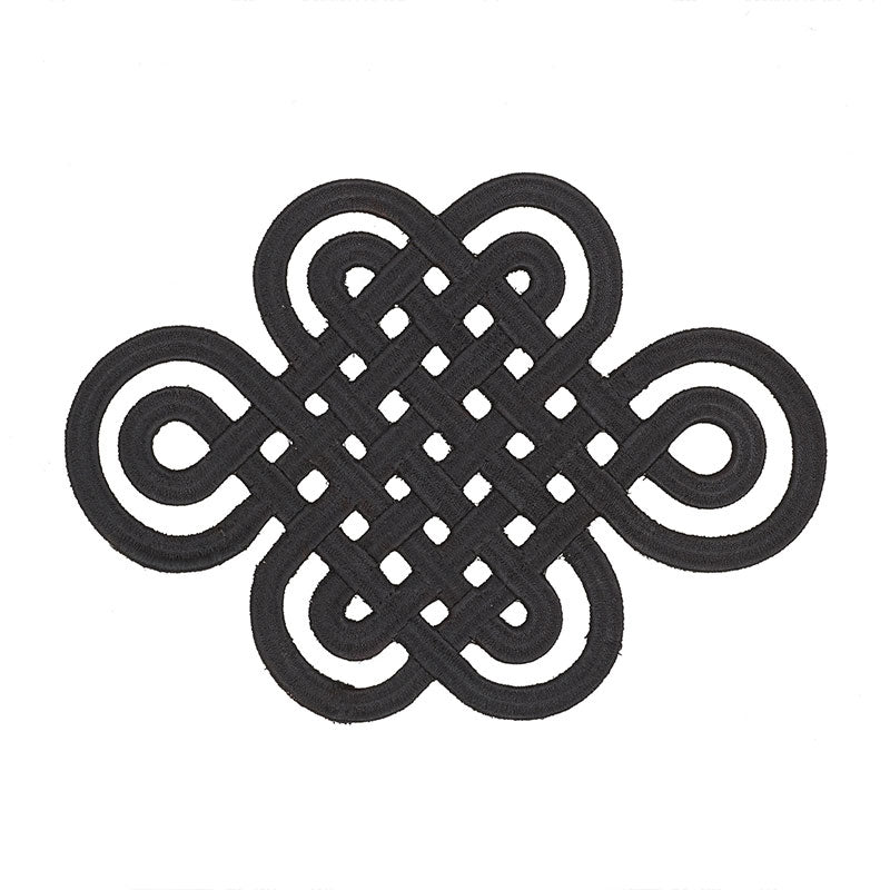 Schumacher | Good Luck Knot Appliqué fabric - 73051