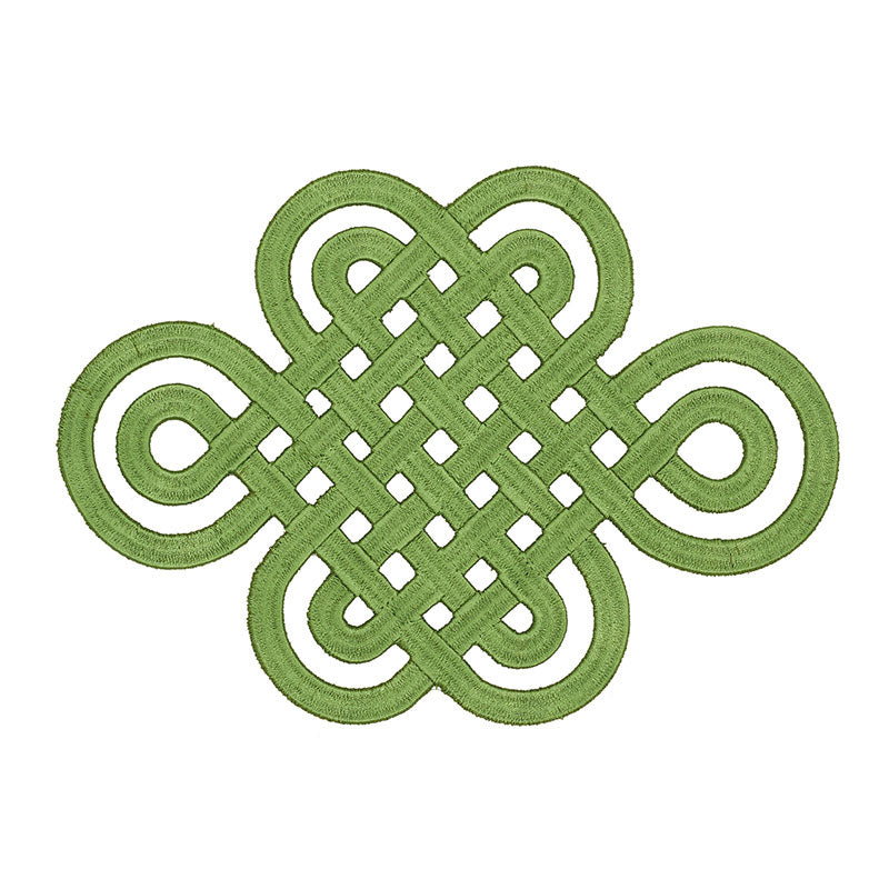Schumacher | Good Luck Knot Appliqué fabric - 73053