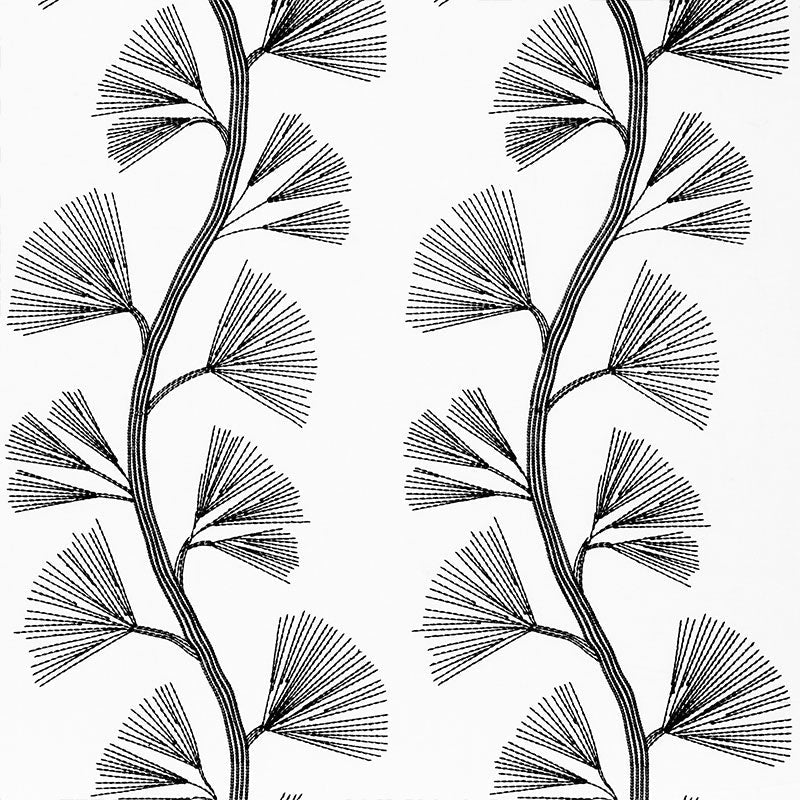 Schumacher | Ginkgo Embroidery fabric - 73082