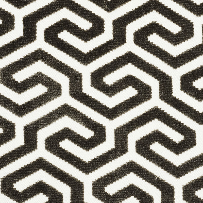 Schumacher | Ming Fret Velvet fabric - 73101