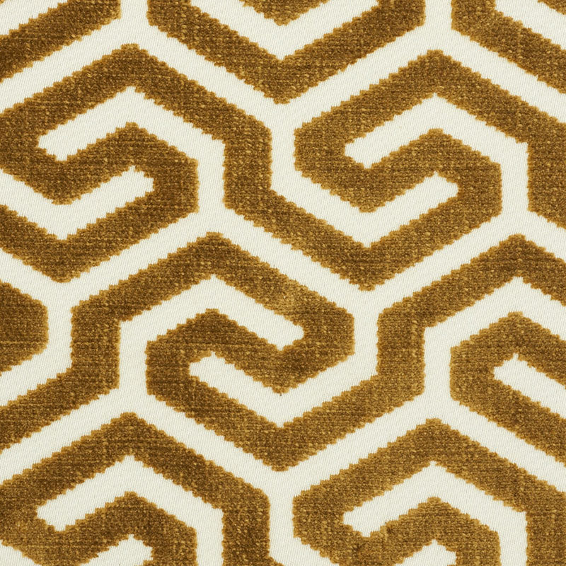 Schumacher | Ming Fret Velvet fabric - 73102