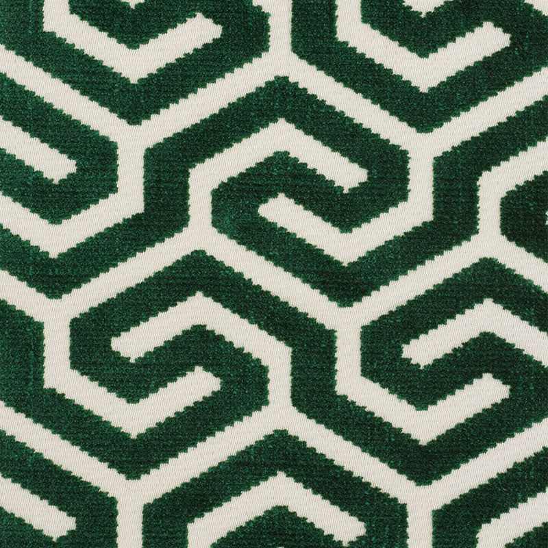 Schumacher | Ming Fret Velvet fabric - 73103