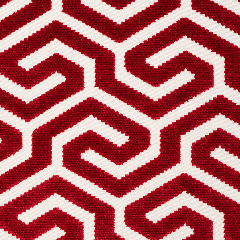 Schumacher | Ming Fret Velvet fabric - 73105