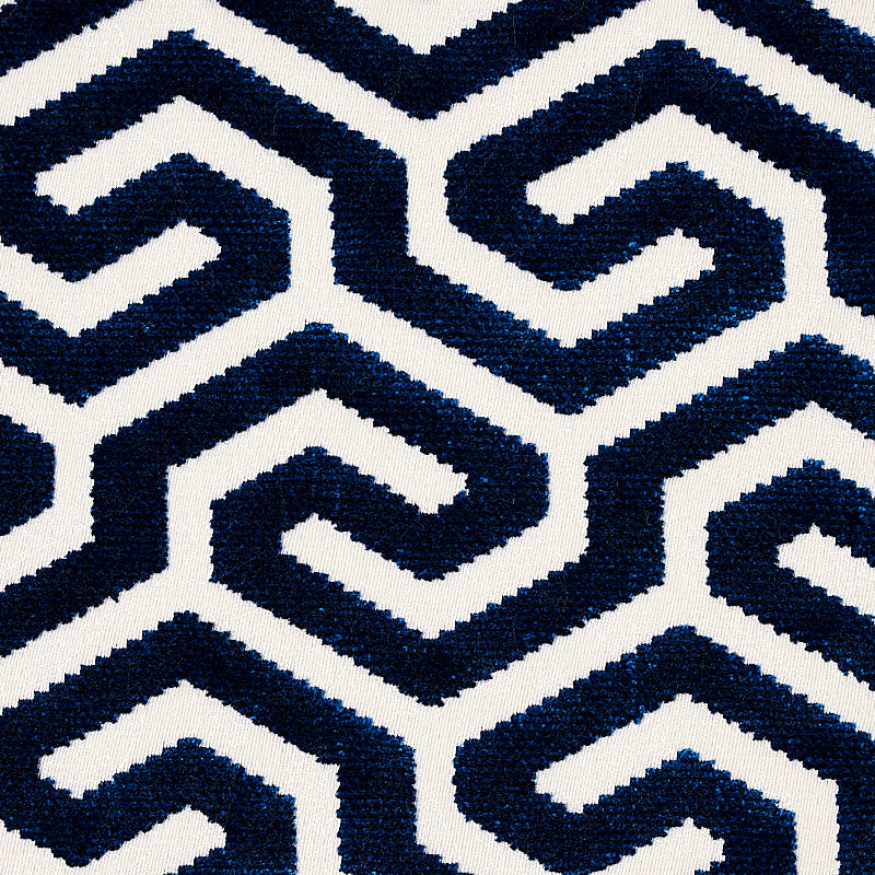 Schumacher | Ming Fret Velvet fabric - 73106
