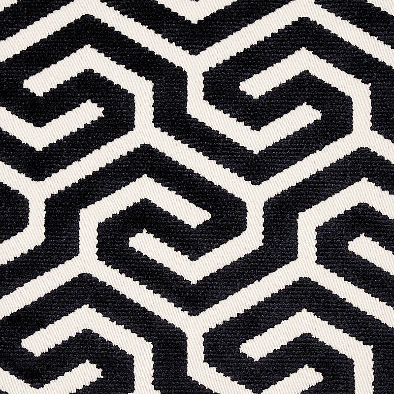 Schumacher | Ming Fret Velvet fabric - 73107
