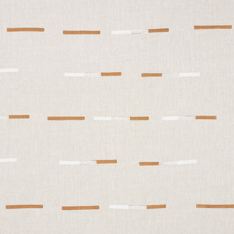 Schumacher | Overlapping Dashes Hand-Block Print fabric - 74030
