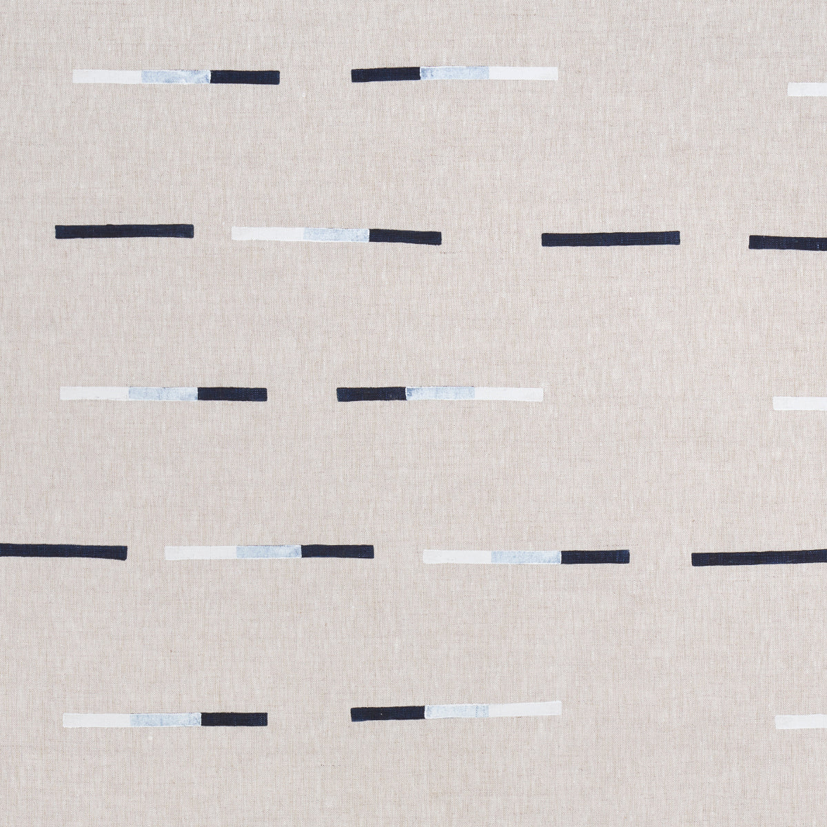 Schumacher | Overlapping Dashes Hand-Block Print fabric - 74031