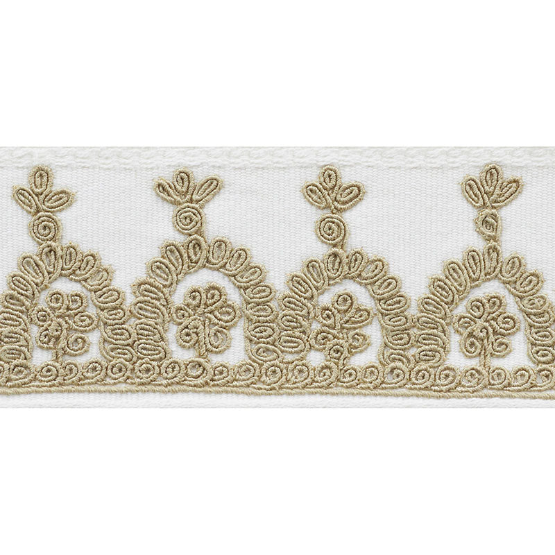 Schumacher | Noelia Embroidered Tape fabric - 74150
