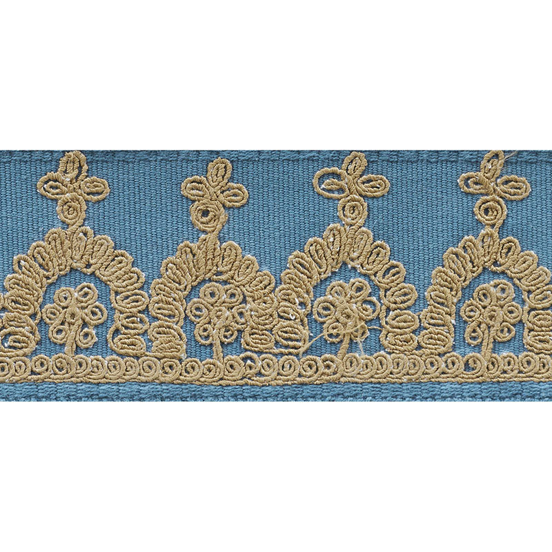 Schumacher | Noelia Embroidered Tape fabric - 74153
