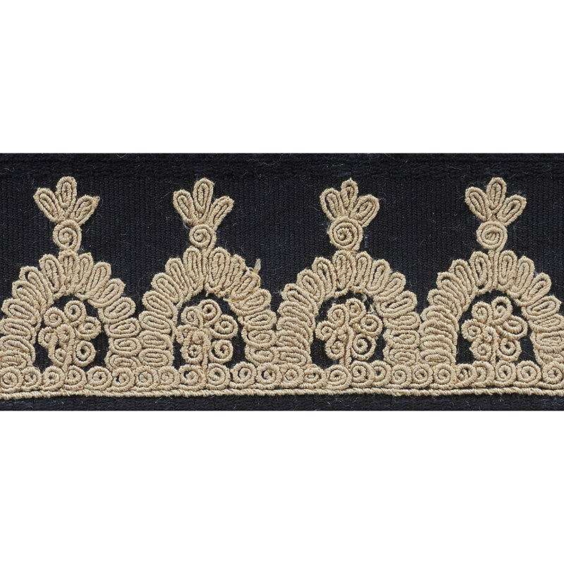 Schumacher | Noelia Embroidered Tape fabric - 74154