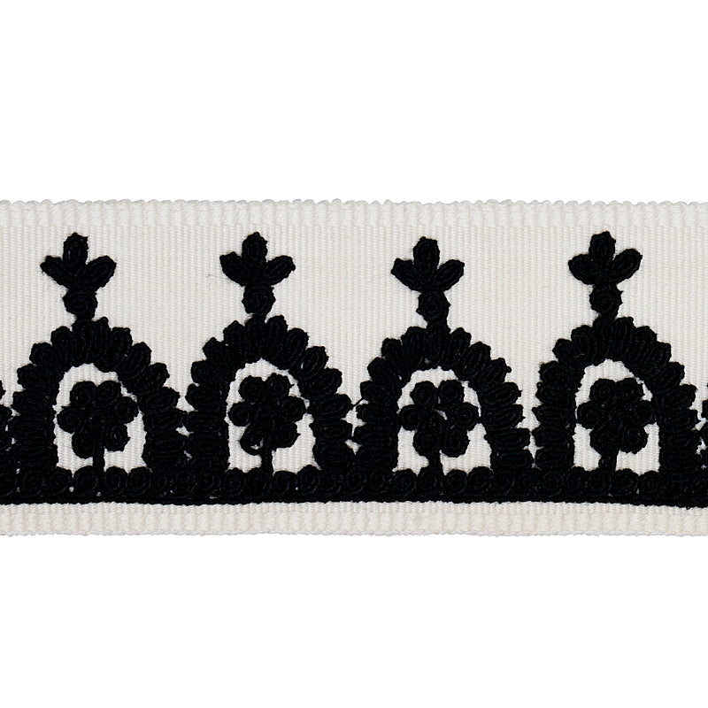Schumacher | Noelia Embroidered Tape fabric - 74155