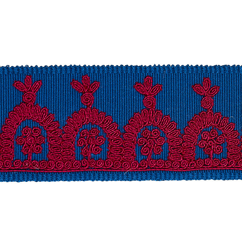 Schumacher | Noelia Embroidered Tape fabric - 74156