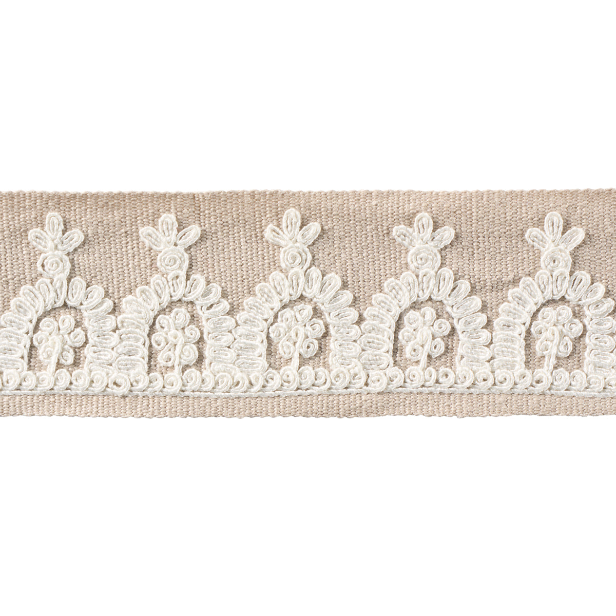 Schumacher | Noelia Embroidered Tape fabric - 74159
