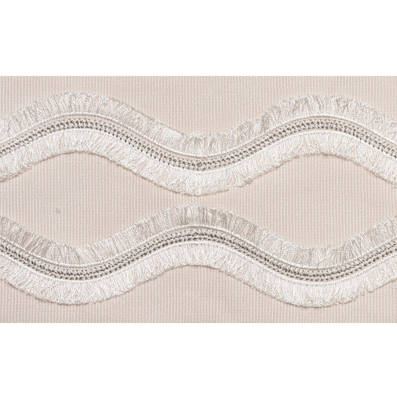 Schumacher | Ogee Embroidered Tape fabric - 74331