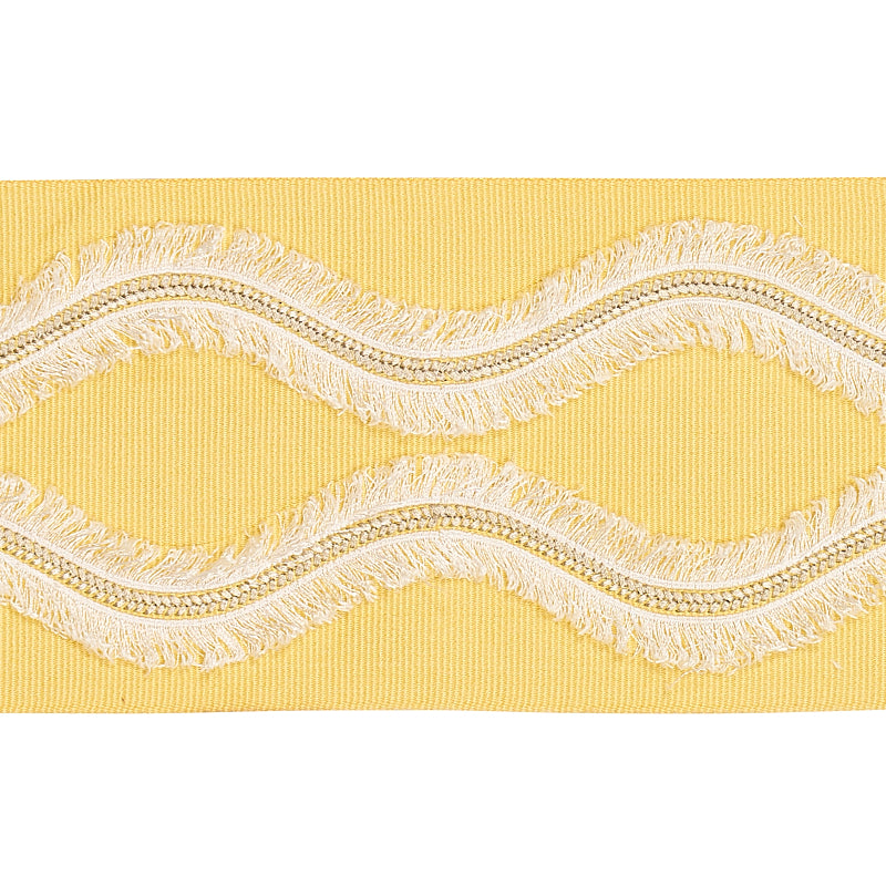 Schumacher | Ogee Embroidered Tape fabric - 74333