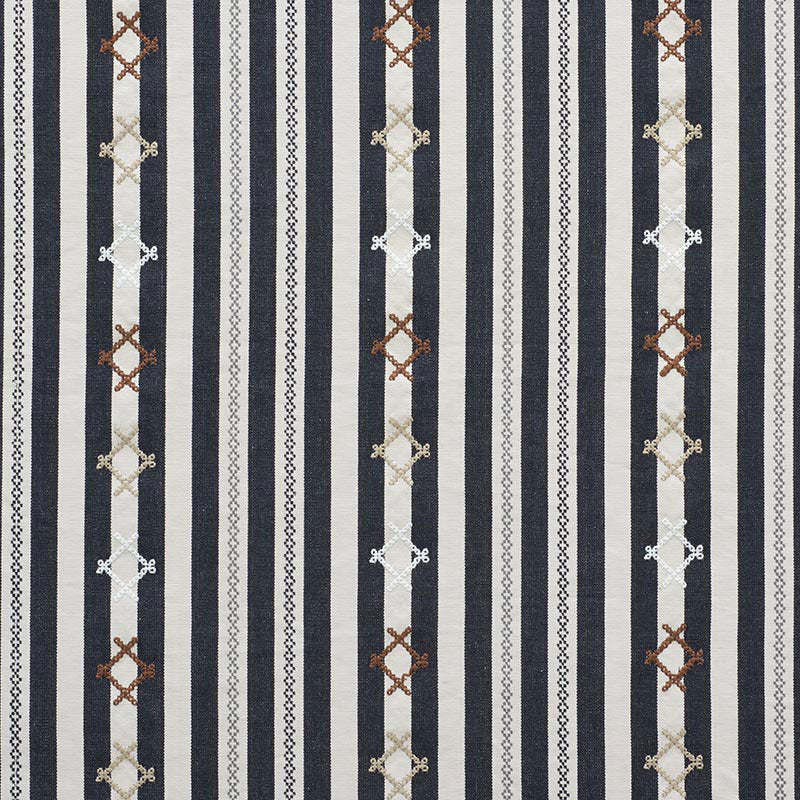 Schumacher | Rhodes Stripe fabric - 74461
