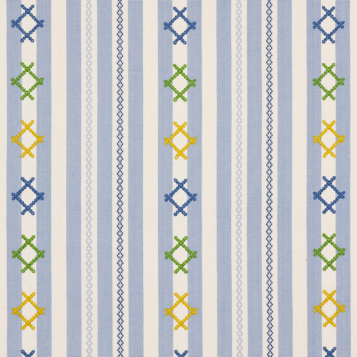 Schumacher | Rhodes Stripe fabric - 74462
