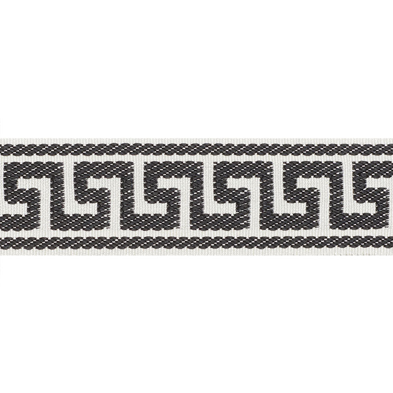 Schumacher | Etienne Silk Greek Key Narrow fabric - 74685