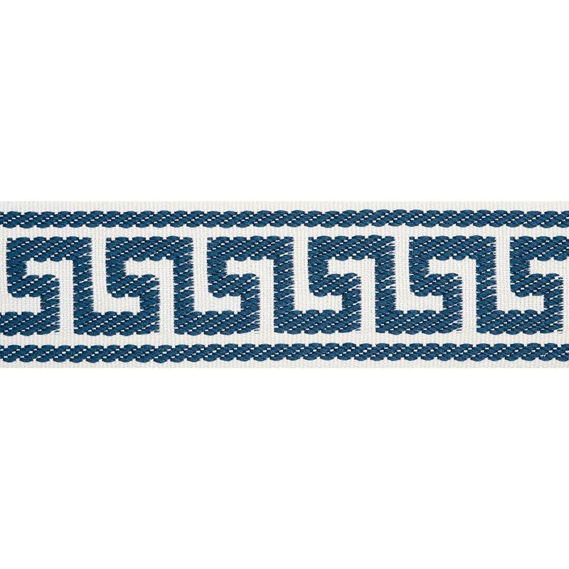Schumacher | Etienne Silk Greek Key Narrow fabric - 74686