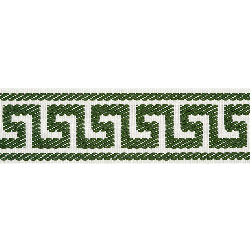 Schumacher | Etienne Silk Greek Key Narrow fabric - 74687