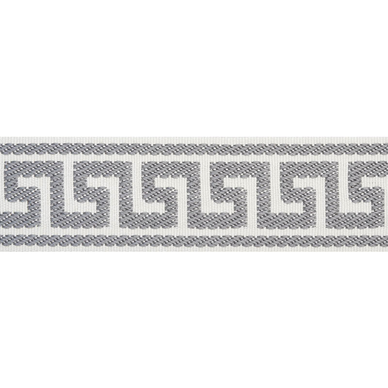Schumacher | Etienne Silk Greek Key Narrow fabric - 74688