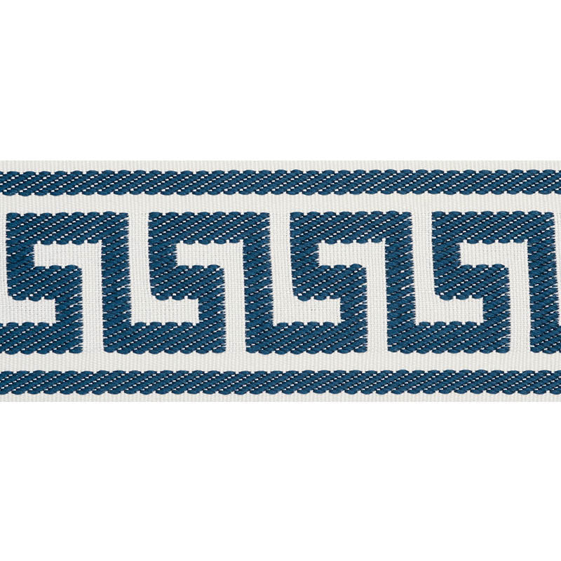 Schumacher | Etienne Silk Greek Key Wide fabric - 74706