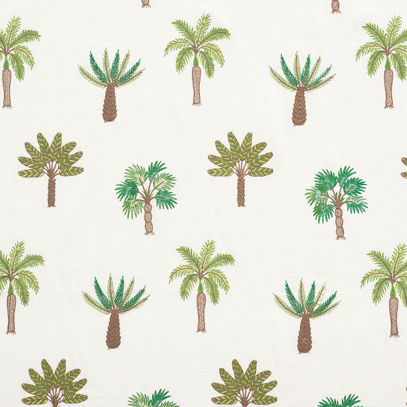 Schumacher | Palmetto Beach Embroidery fabric - 75300