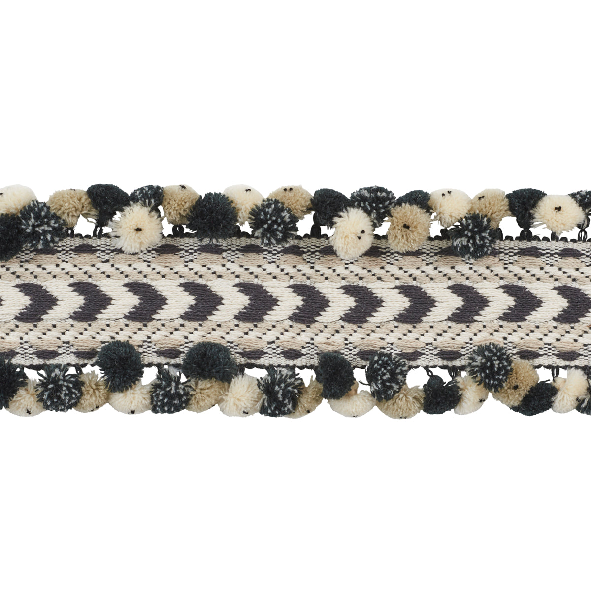Schumacher | Maracana Pom Tape fabric - 75652