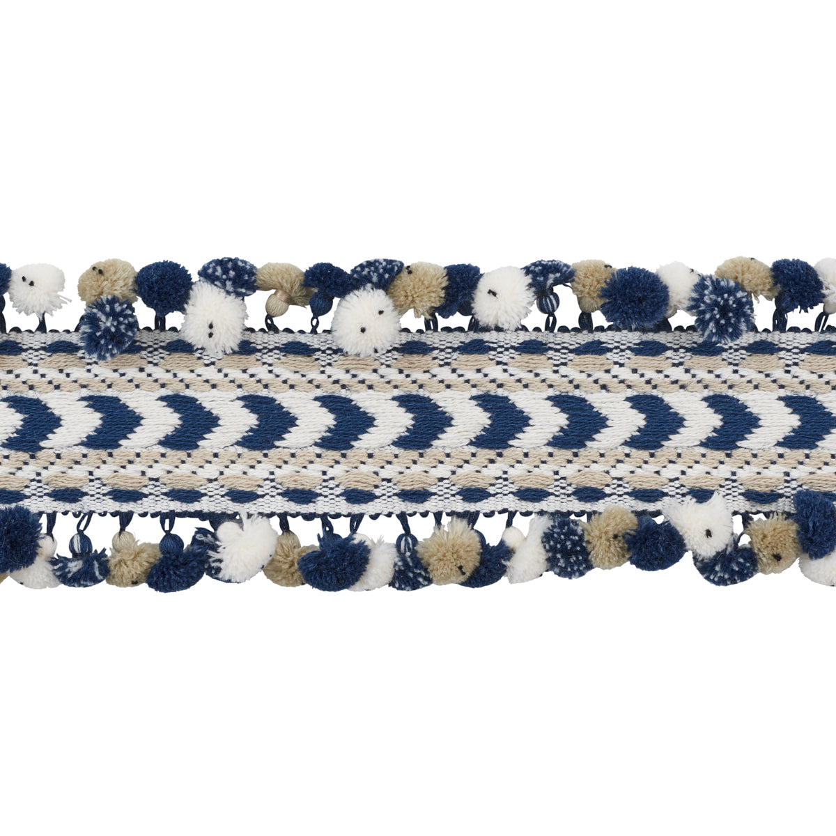 Schumacher | Maracana Pom Tape fabric - 75653
