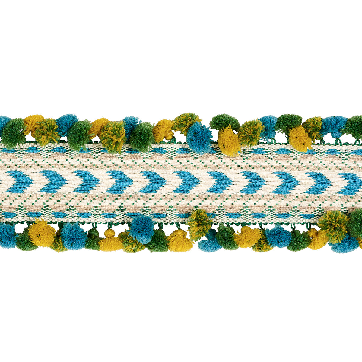 Schumacher | Maracana Pom Tape fabric - 75655