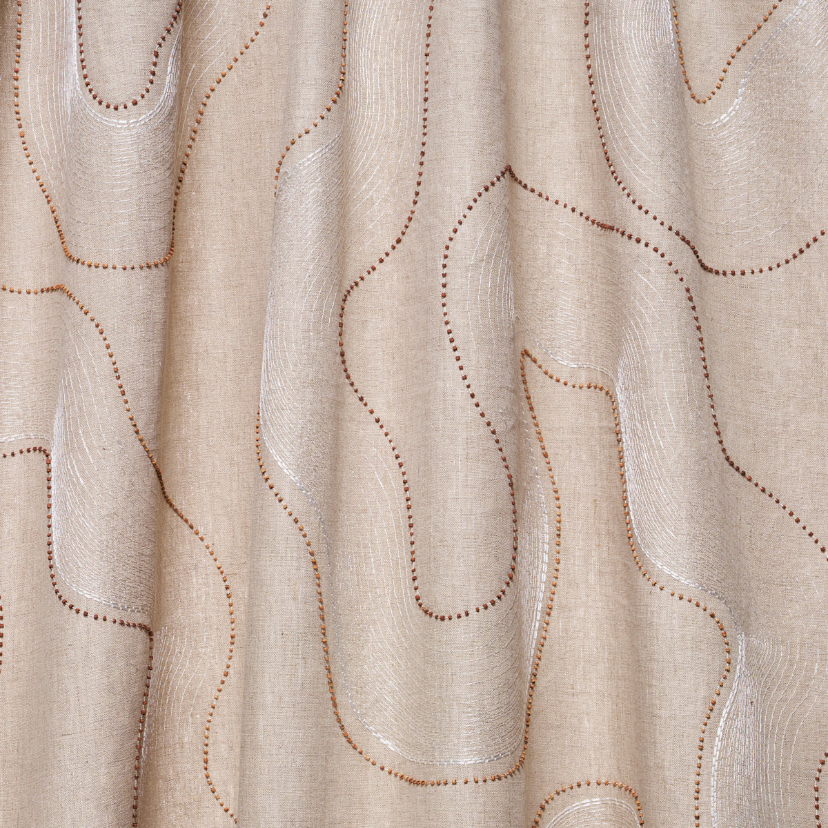 Schumacher | Topo Beaded Sheer fabric - 75902